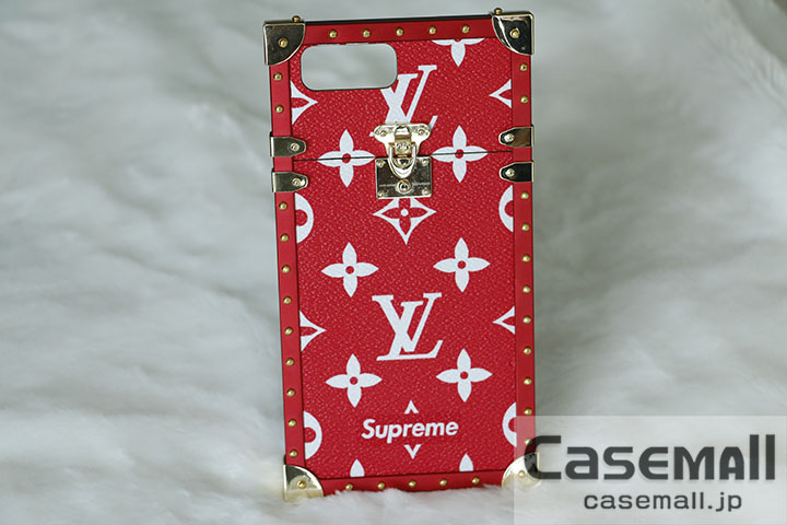 lv supreme iphone8plusケース