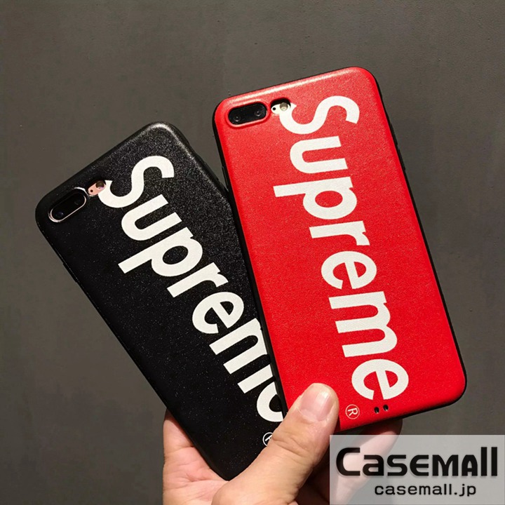 SUPREME iphone8携帯カバー カップル用