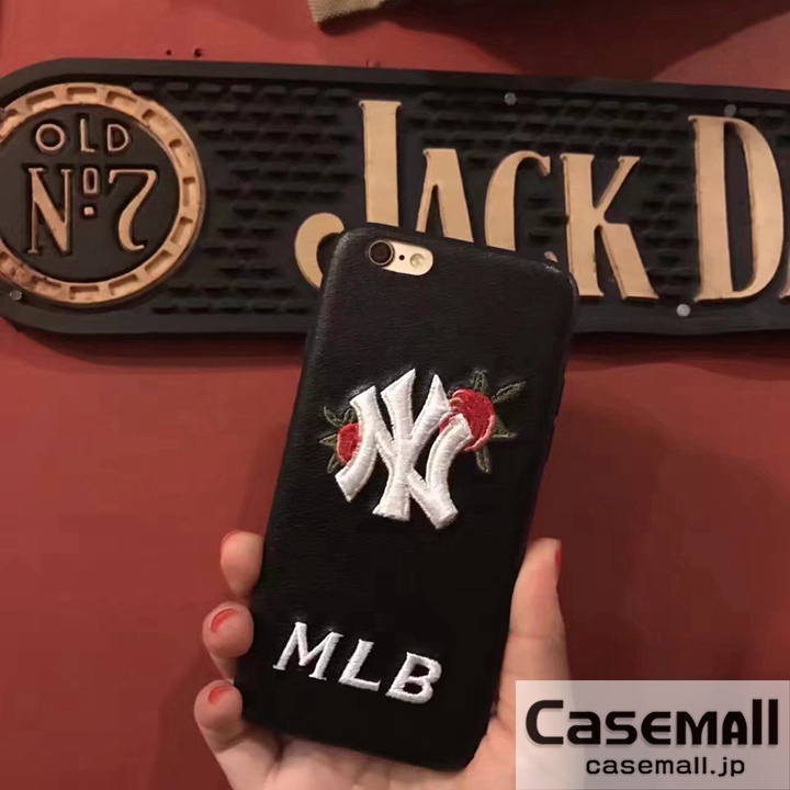 MLB iPhone8 ケース 刺繍