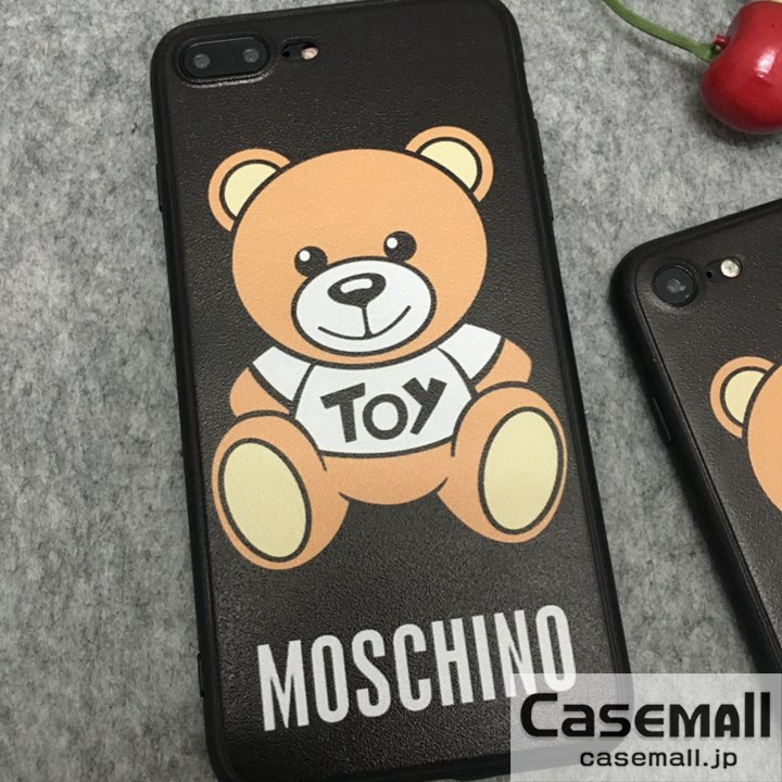 モスキーノ iphone8plusケース テディベア