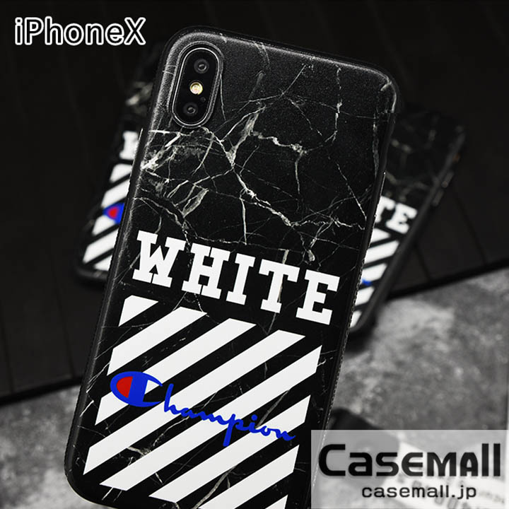 champion off-white iphonexケース