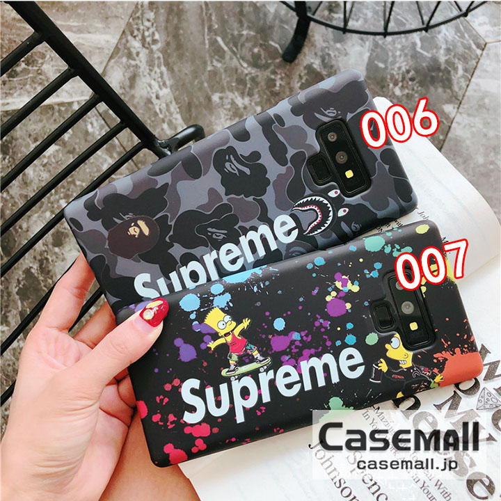 SUPREME AAPE Galaxy Note9ケース 夜光