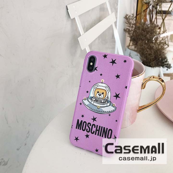 Moschino iPhoneXS カバー 可愛い