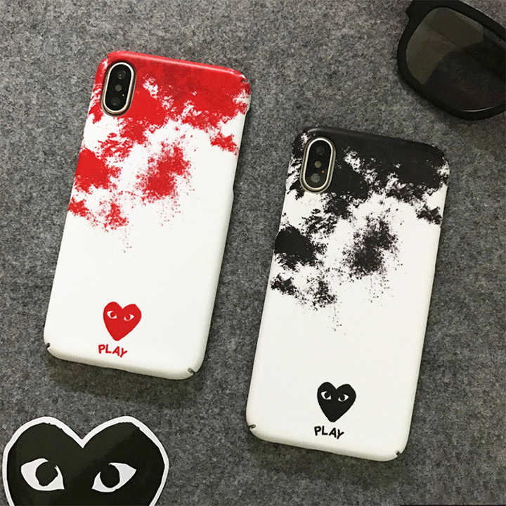 COMME des GARCONS play 川久保玲 iPhoneXケース ペア用 お洒落