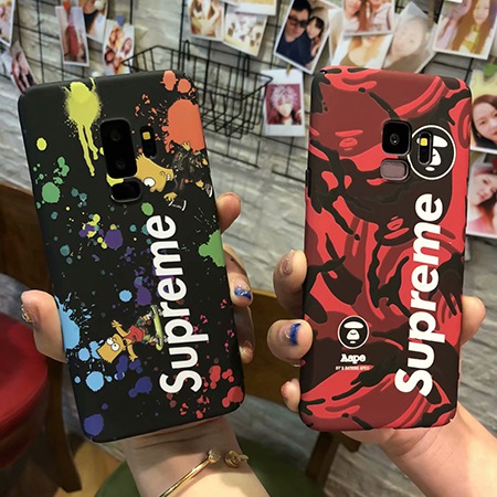 シュプリーム シンプソンズ Galaxy S8/S8 Plus ケース