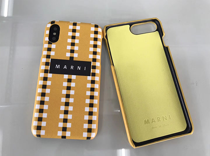 marni iphonexケース ジャケット型