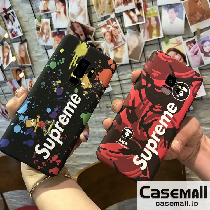 supreme aape Galaxy S9 ケース パロディ