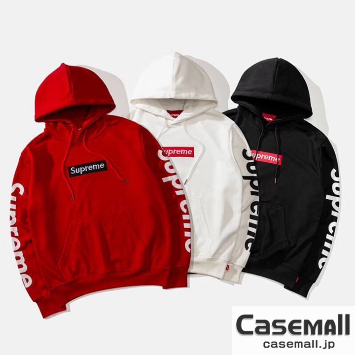 SUPREME プルオーバーパーカー レディース