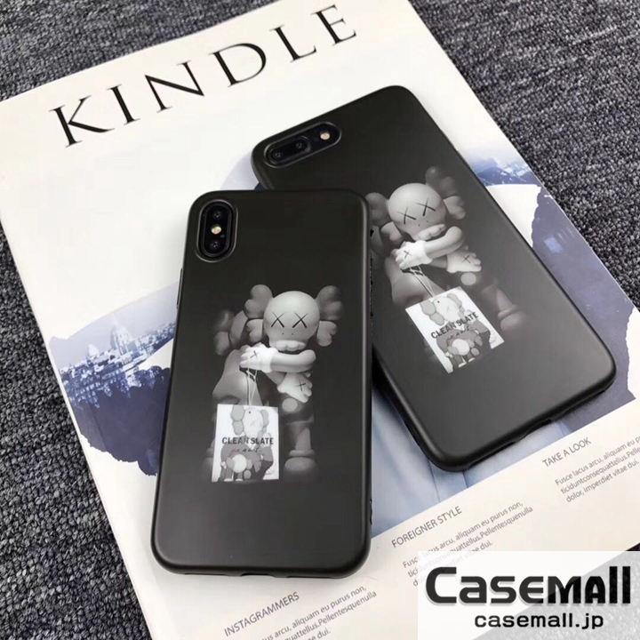 KAWS iPhone XS/X カバー シンプル