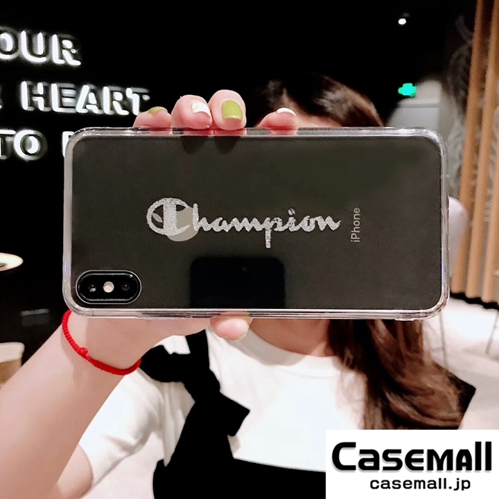 チャンピオン iphonex ケース 透明
