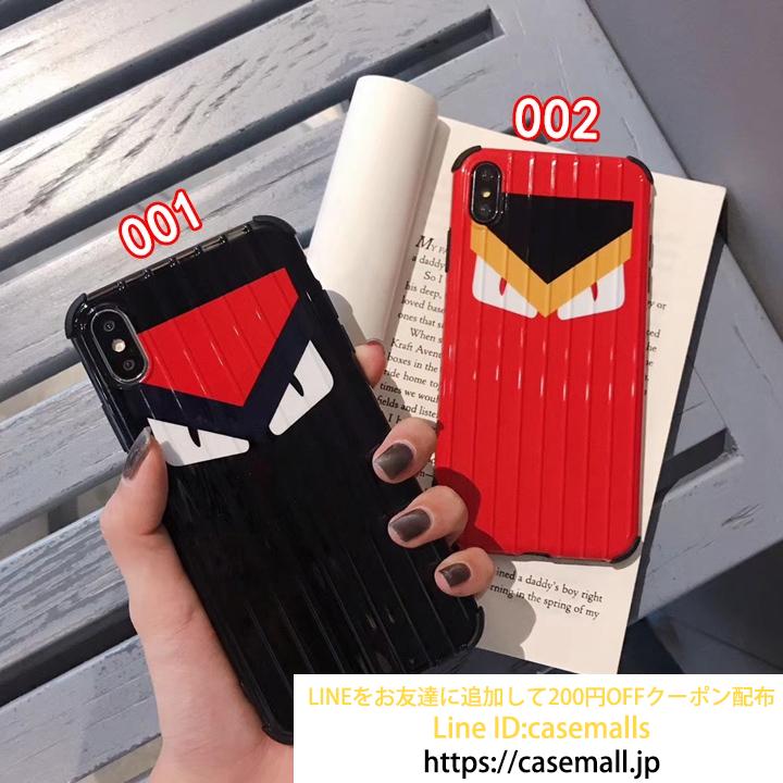 フェンディ iPhoneXS ケース 四角保護