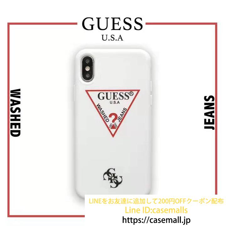 アイホンxs maxケース GUESS カッコイイ