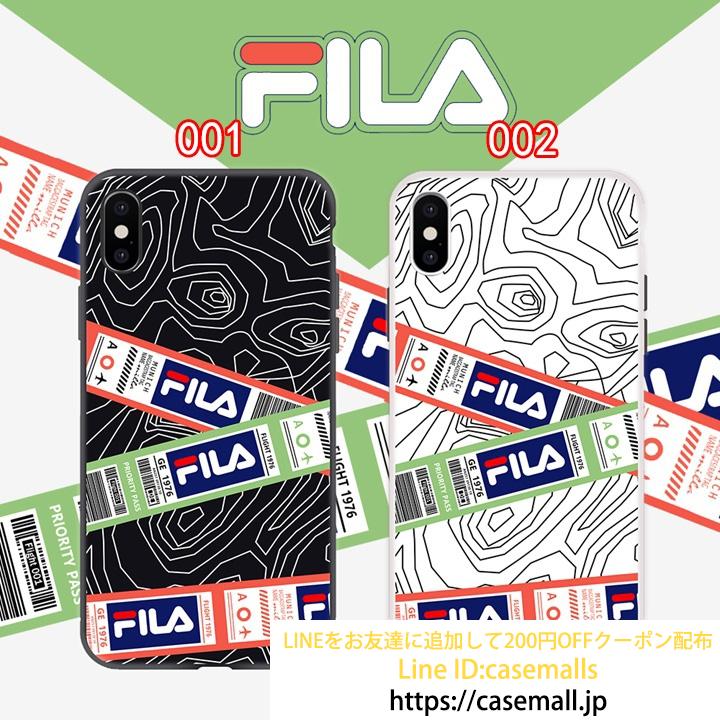 アイホンXs Max ケース FILA ストリート風