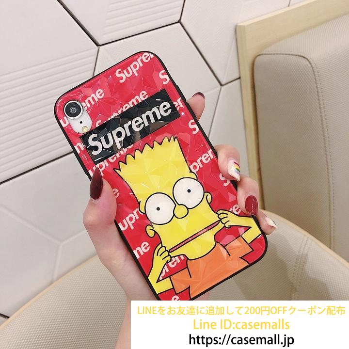 iPhone8plusケース SUPREME パロディ風