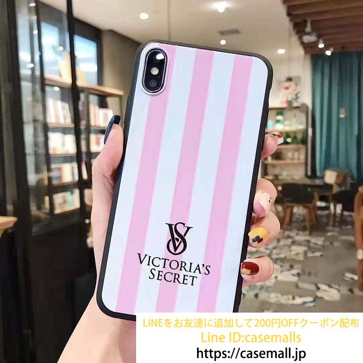 iPhoneXR ケース ブランド ストライプ