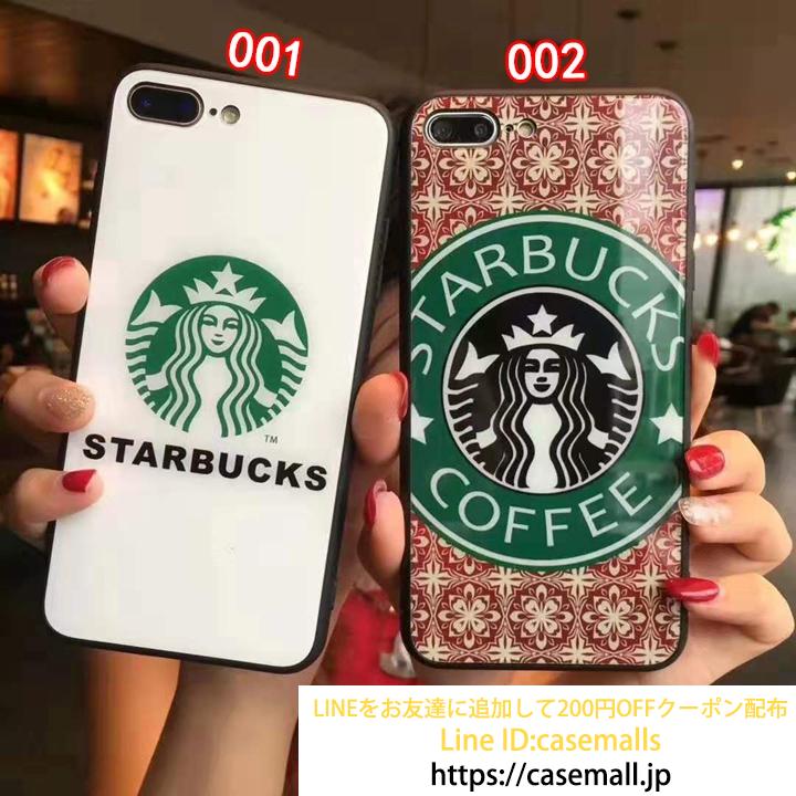 Starbucks iPhoneXSケース ガラス