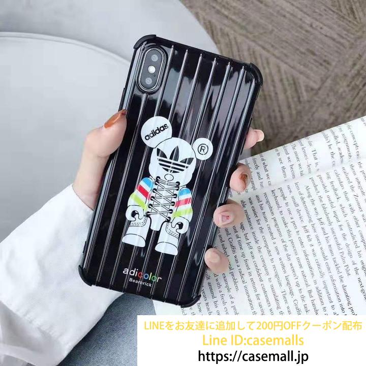 iphonexs max 携帯カバー BEARBRICK 可愛い