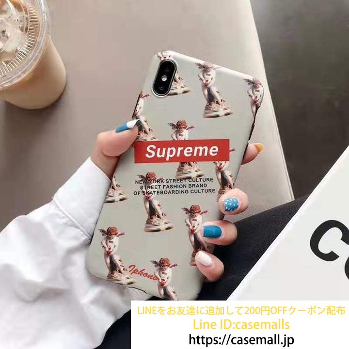 アイホンXs Max 携帯カバー シュプリーム 可愛い