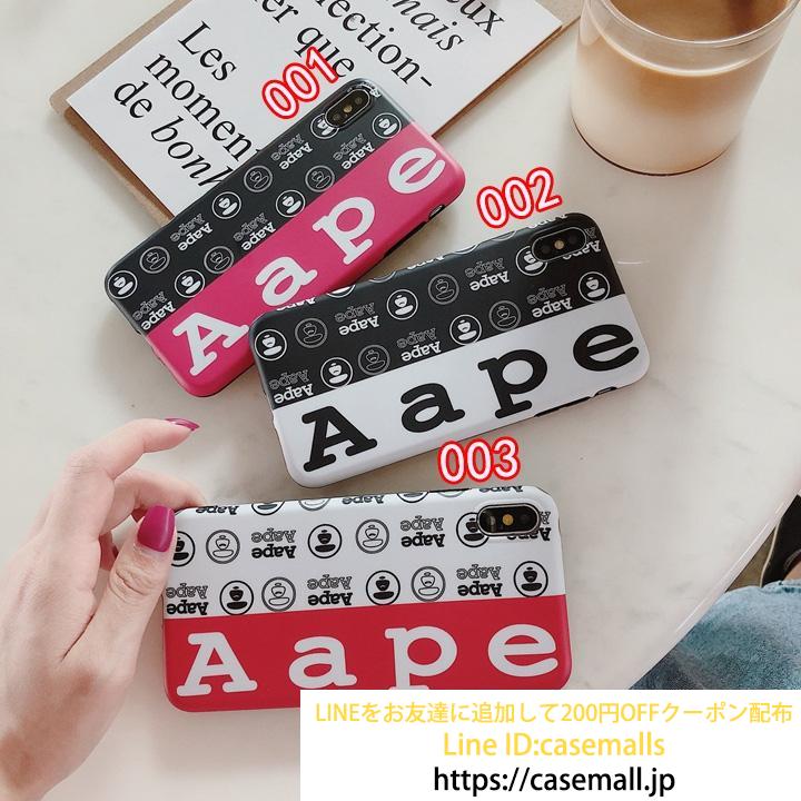 AAPE ブランド柄 スマホケース