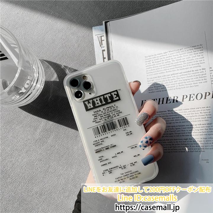 英字プリントiphone12 proスマホケースoff-white