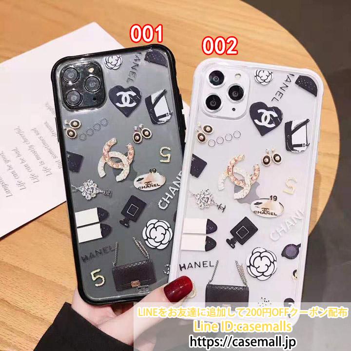 chanel iphone11proケース 透明ケース