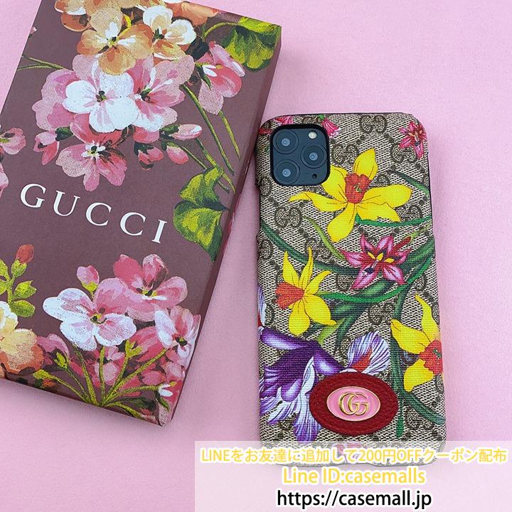 Gucci iPhone12pro maxケース花柄