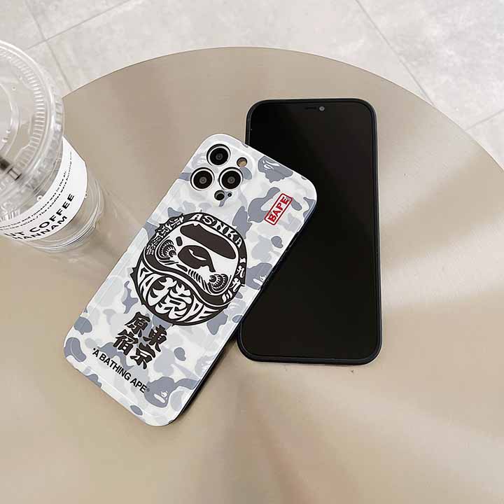 iphone12 pro/12 mini A BATHING APE 白黒 ケース