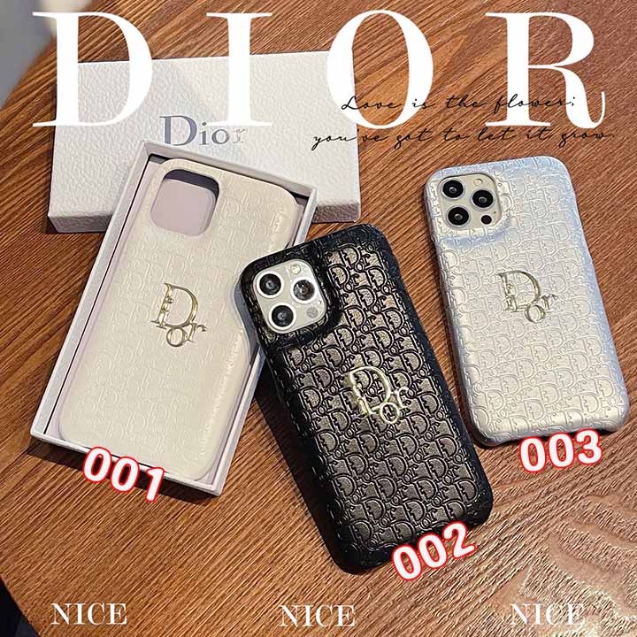iphone7Plus スマホケース Dior 金属ロゴ付き
