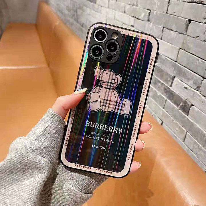 burberry iphone12 pro max 熊 スマホケース