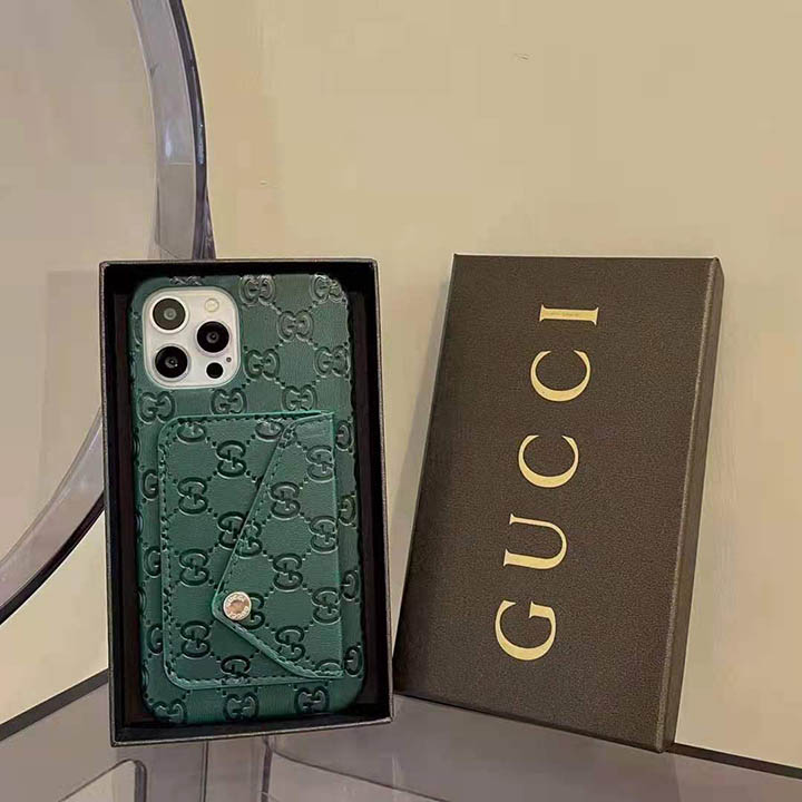 アイホン13 pro/13pro max レザー カバー gucci