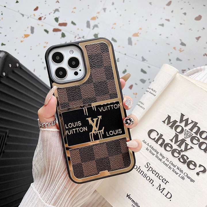 ロゴ付き スマホケース lv iPhone 12/12mini