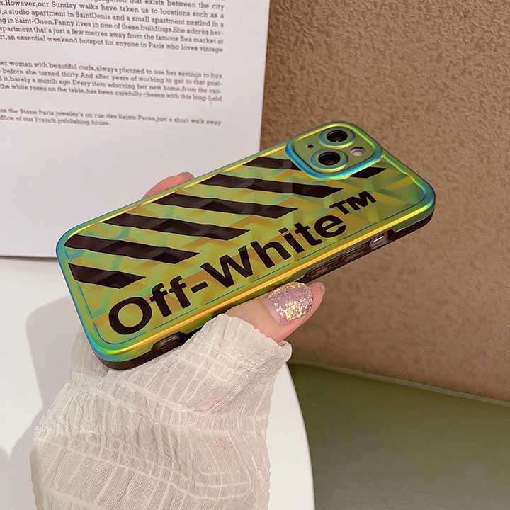 綺麗 携帯ケース Off White iPhone 12 pro