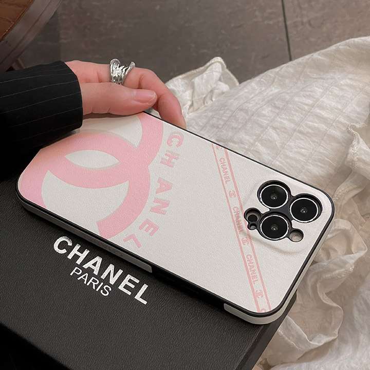 女の子用chanel iphone15ケースピンク