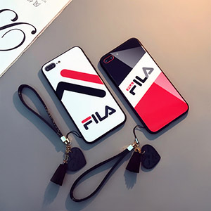 フィラ iPhoneXS Max ケース 背面ガラス