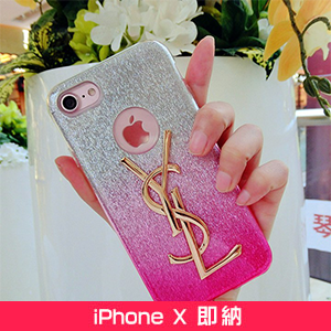 サンローラン iPhone7ケース ピンク キラキラ