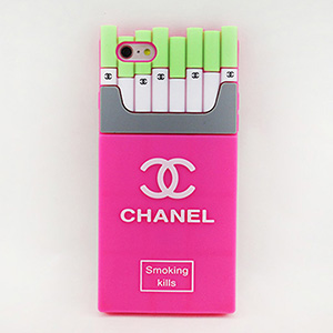 CHANEL iphone7 ケース タバコ型 濃いピンク