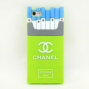 CHANEL iphone7plus ケース タバコ型 蛍光緑 