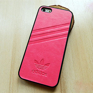 iPhone7plusカバー アディダス 濃いピンク