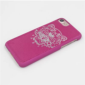 ケンゾー iPhone7ケース 虎柄 濃いピンク