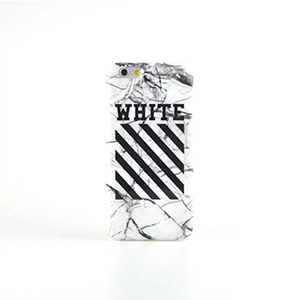 オフホワイト iPhone7 ケース 大理石柄 ホワイト