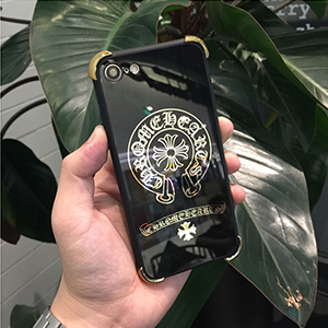 クロムハーツ iPhone7ケース 鏡面 ブラック