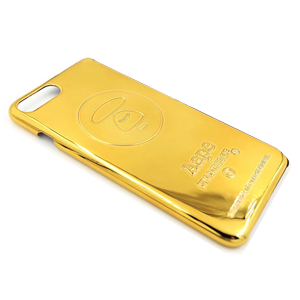 BAPE iphone8ケース 薄型 ゴールド