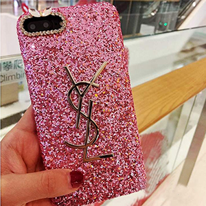 イブサンローラン iphone7sケース おしゃれ ピンク