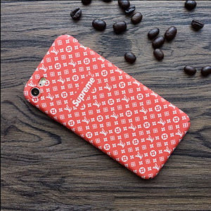 LV SUPREME iphone7sケース レッド