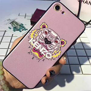 ケンゾー iphone8 ケース トラ ピンク
