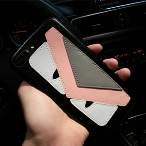 FENDI iphone8ケース モンスター ピンク